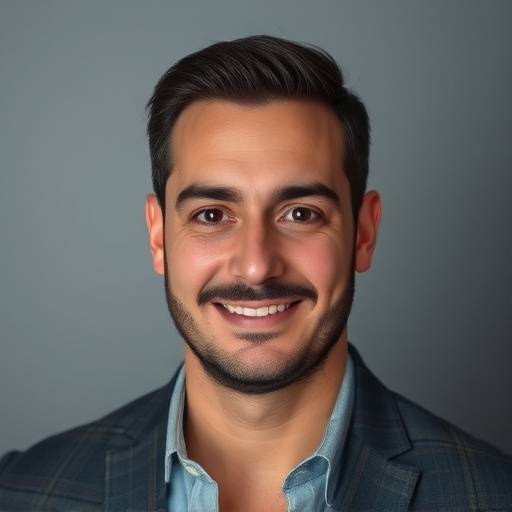 Retrato de Jo√£o Pereira, especialista em edi√§√£o e retoque de imagens