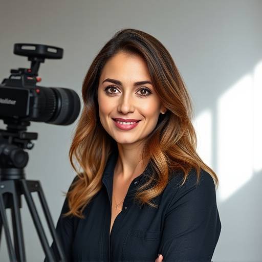 Retrato de Maria Silva, diretora de arte e produ√§√£o do est√ºdio